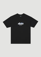 Load image into Gallery viewer, Afends Chem Trails Recyced Retro Fit Tee - Black
