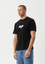 Load image into Gallery viewer, Afends Chem Trails Recyced Retro Fit Tee - Black
