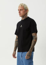 Load image into Gallery viewer, Afends Burnin Retro Tee - Black

