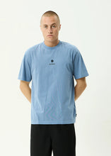 Load image into Gallery viewer, Afends Burnin Retro Tee - Washed Slate Blue
