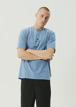 Load image into Gallery viewer, Afends Burnin Retro Tee - Washed Slate Blue
