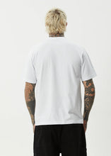 Load image into Gallery viewer, Afends Torched Recycled Retro Fit Tee - White
