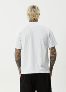 Afends Torched Recycled Retro Fit Tee - White