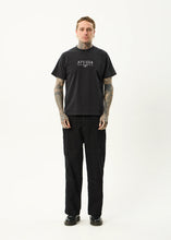 Load image into Gallery viewer, Afends Spinal Boxy Tee - Stone Black
