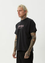 Load image into Gallery viewer, Afends Horsey Boxy Tee - Stone Black
