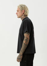 Load image into Gallery viewer, Afends Horsey Boxy Tee - Stone Black
