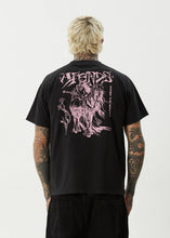 Load image into Gallery viewer, Afends Horsey Boxy Tee - Stone Black
