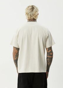 Afends Trayback Boxy Tee - Moonbeam