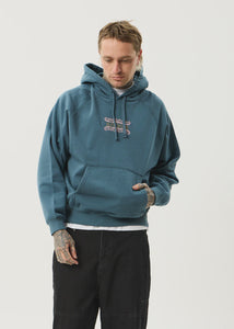 Afends Sixsixsix Boxy Raglan Hoodie - Fuel