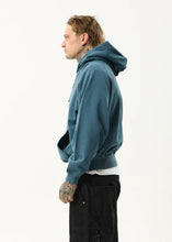 Load image into Gallery viewer, Afends Sixsixsix Boxy Raglan Hoodie - Fuel
