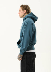 Afends Sixsixsix Boxy Raglan Hoodie - Fuel
