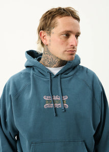 Afends Sixsixsix Boxy Raglan Hoodie - Fuel