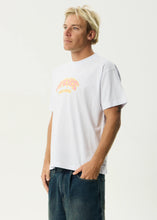 Load image into Gallery viewer, Afends Flame On Boxy Tee - White

