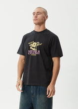 Load image into Gallery viewer, Afends Knock Knock Retro Tee - Stone Black
