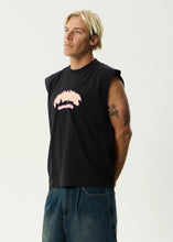 Load image into Gallery viewer, Afends Flame On Sleeveless Tee - Stone Black
