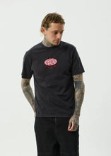 Load image into Gallery viewer, Afends Destroyed Recycled Retro Fit Tee - Stone Black
