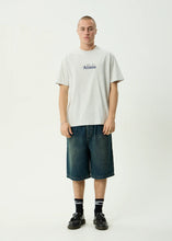 Load image into Gallery viewer, Afends Temporal Recycled Heavyweight Retro Fit Tee- Grey Marle
