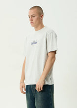 Load image into Gallery viewer, Afends Temporal Recycled Heavyweight Retro Fit Tee- Grey Marle
