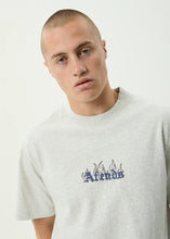 Load image into Gallery viewer, Afends Temporal Recycled Heavyweight Retro Fit Tee- Grey Marle
