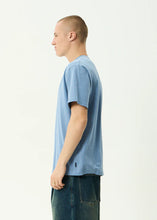 Load image into Gallery viewer, Afends Camp Fire Boxy Tee - Washed Slate Blue
