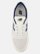 Load image into Gallery viewer, New Balance T500 Shoe - White/Vintage Indigo
