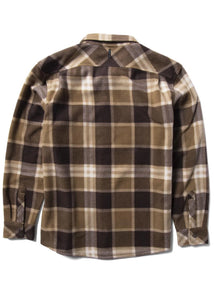 Vissla Eco-ZY Long Sleeve Polar Flannel -Java