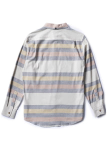 Vissla Central Coast Eco Long Sleeve Flannel Shirt - Bone