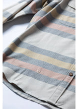 Load image into Gallery viewer, Vissla Central Coast Eco Long Sleeve Flannel Shirt - Bone
