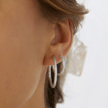 Load image into Gallery viewer, Arms Of Eve Sebastian Silver Hoop Earrings
