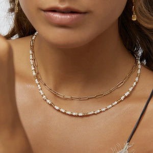 Arms Of Eve Valencia Gold Short Chain Necklace