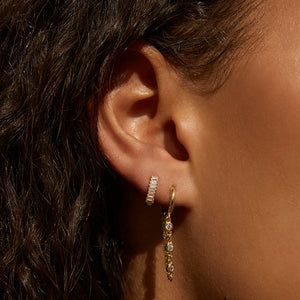 Arms Of Eve Amaretto Gold Huggie Earrings