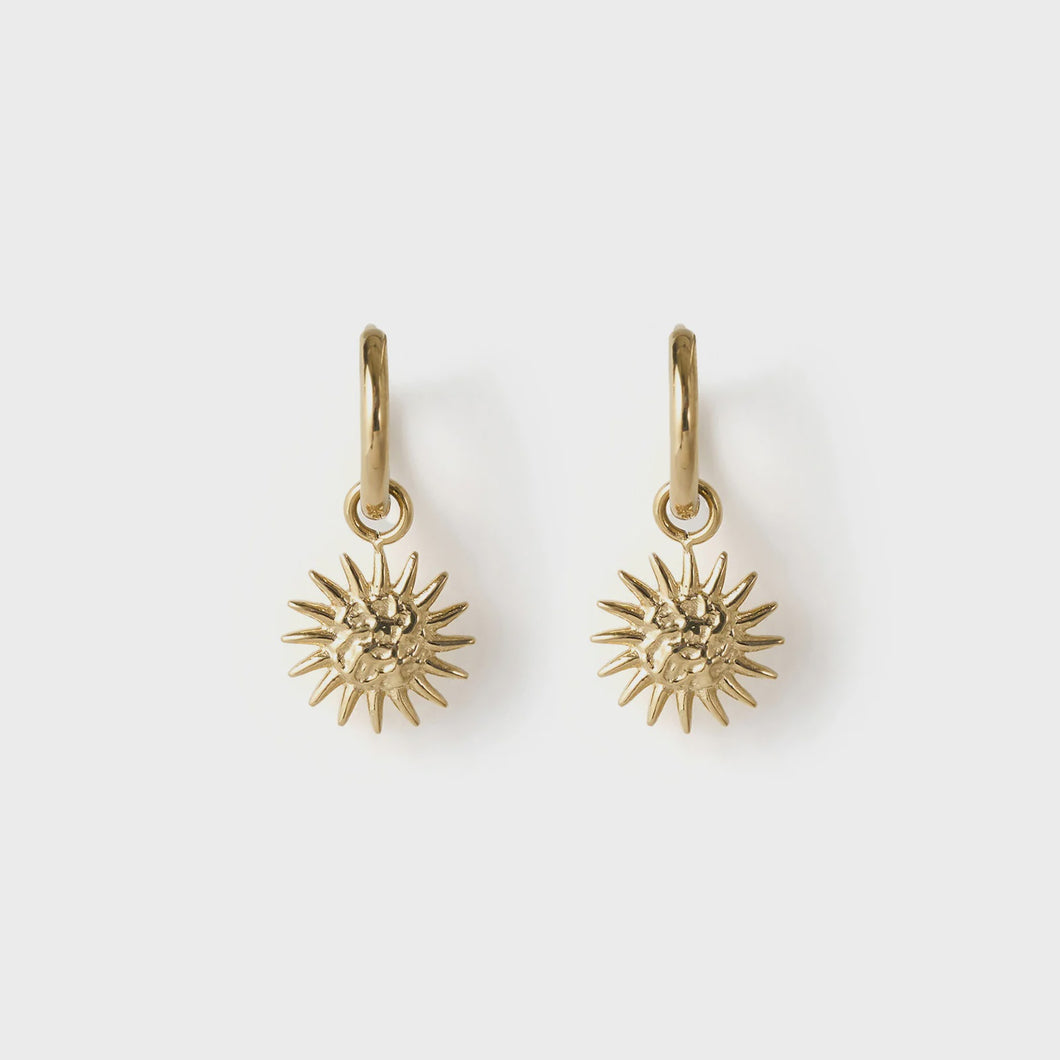 Arms Of Eve Magnolia Gold Charm Earrings