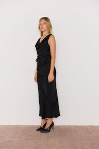 MINKPINK Momento Cowl Neck Top - Black