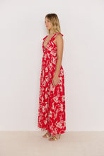 Load image into Gallery viewer, MINKPINK Poppy Maxi Dress - Red Floral
