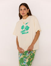 Load image into Gallery viewer, MINKPINK Ciao Relaxed Tee - White/Green
