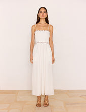 Load image into Gallery viewer, MINKPINK Laurel Scallop Edge Midi Dress - White
