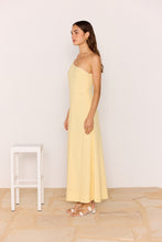 Load image into Gallery viewer, MINKPINK Ciel One Shoulder Maxi Dress - Pale Yellow
