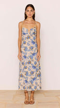 Load image into Gallery viewer, MINKPINK Zina Midi Dress - Blue/Beige Floral
