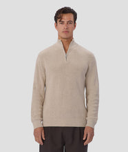 Load image into Gallery viewer, Industrie The New England Zip Neck Knit - Grain M 26
