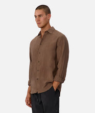 Load image into Gallery viewer, Industrie The St Martins Long Sleeve Linen Shirt - Macchiato
