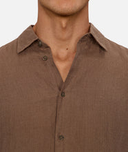 Load image into Gallery viewer, Industrie The St Martins Long Sleeve Linen Shirt - Macchiato

