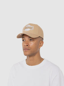 Mitchell & Ness Los Angeles Lakers Seasonal Pro Crown Cap - Khaki