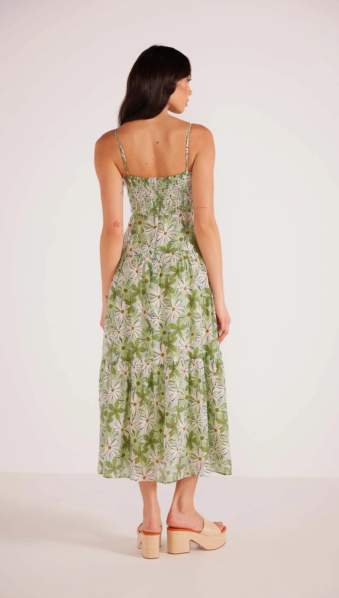 MINKPINK Margaux Maxi Dress - Green/White Floral Arnold's MINKPINK Margaux Maxi Dress - Green/White Floral Arnold's