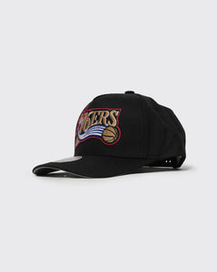 Mitchell & Ness 76ers EG Pro Pinch Hat - Black