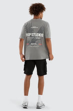 Load image into Gallery viewer, Nena &amp; Pasadena Moros Box Fit Tee - Pigment Frost Grey
