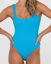 Load image into Gallery viewer, Rusty Sandalwood Retro One Piece - Antarctic Blue
