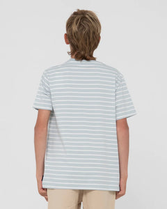 Rusty Youth Changing Lanes Short Sleeve Tee - Ash Blue