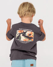 Load image into Gallery viewer, Rusty Advocate Short Sleeve Runts Tee (2-8) - Coal 1
