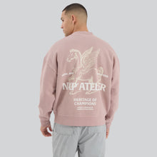 Load image into Gallery viewer, Nena &amp; Pasadena Heritage Box Fit Sweater - Pigment Etherea
