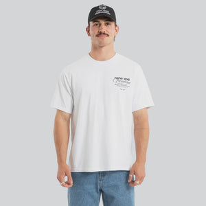 Nena And Pasadena Written Classic Tee  - White